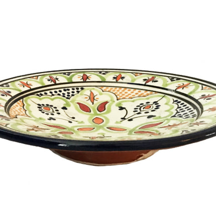 Gekleurde Aardewerk schaal Ø 26