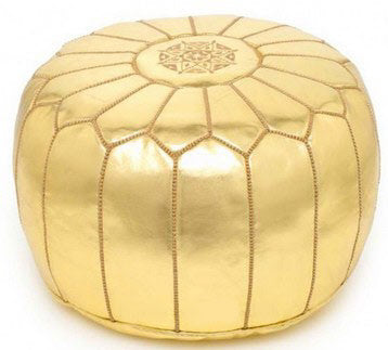 Marokkanischer Pouf Gold