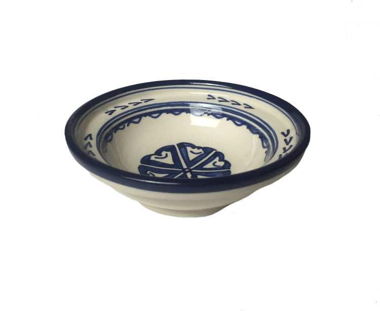 Marokkaanse mini tajine blauw – decoratief serveerschaaltje, Ø 12 cm – foto 2