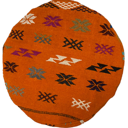 Marokkanischer Kelim-Pouf Vintage