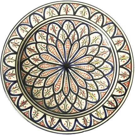 Marokkanische Schale Handgefertigt 35 cm