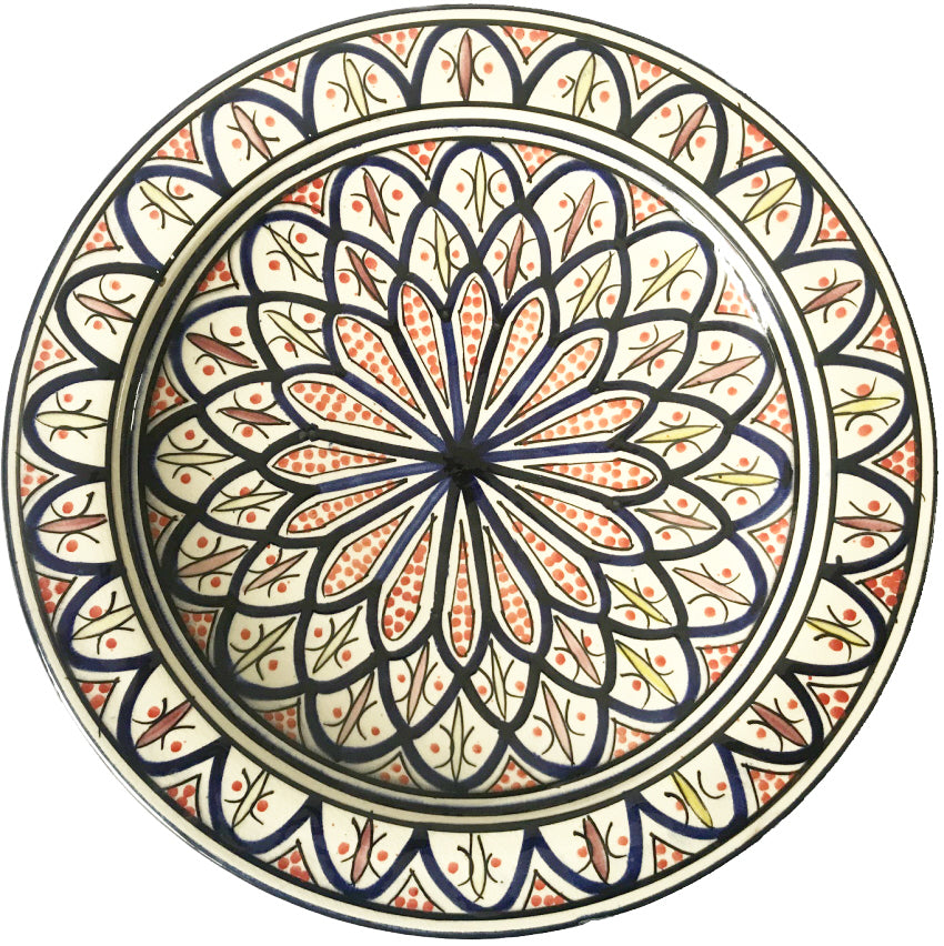 Plat Marocain Fait Main 35 cm