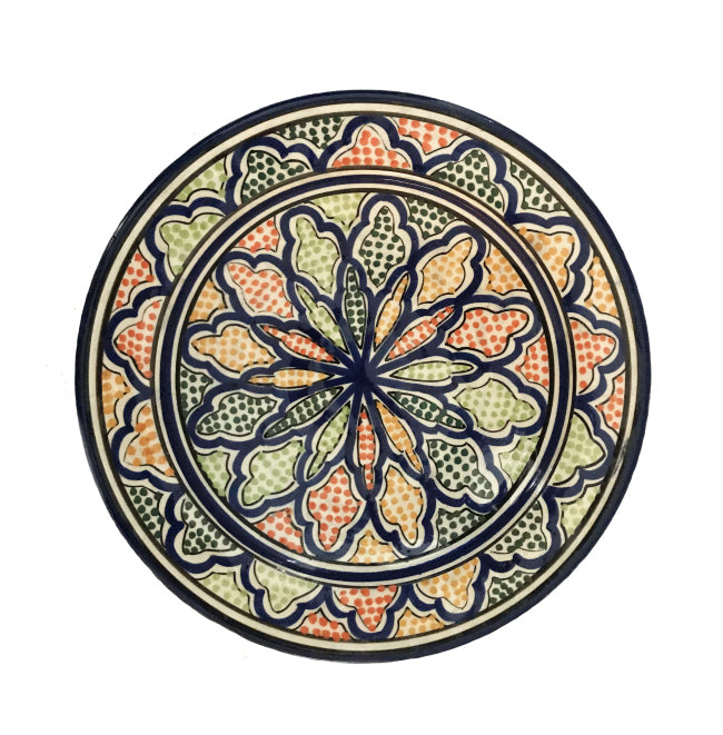 Plat en terre cuite marocain Ø 26