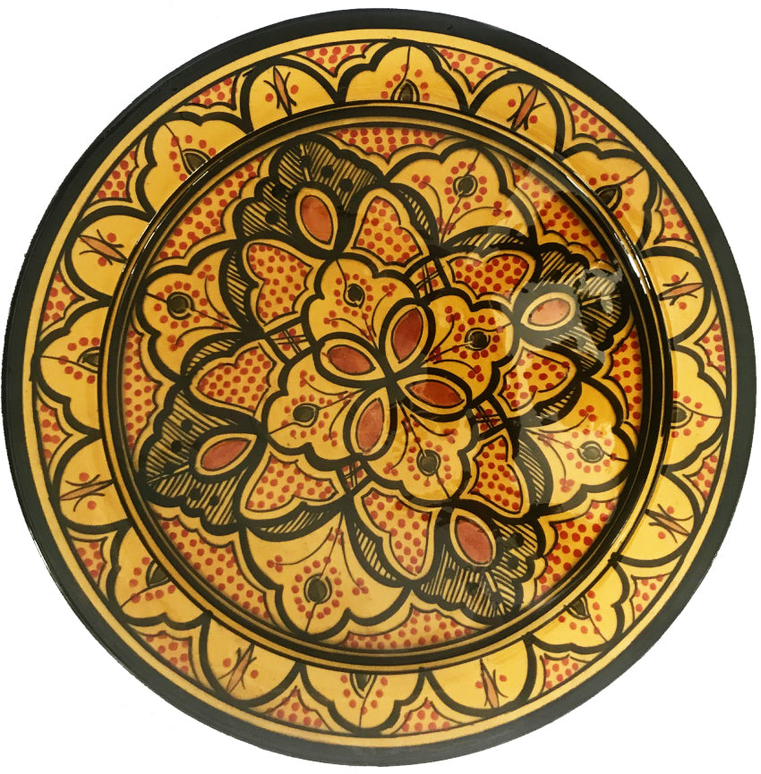 Earthenware bowl yellow