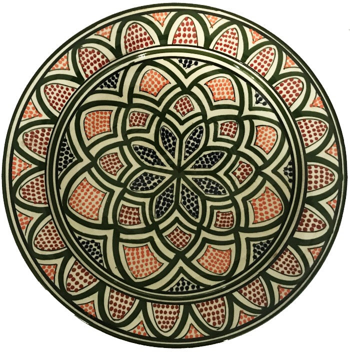 Hand-painted Moroccan bowl ø35
