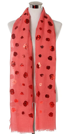Sjaal print bloemetjes