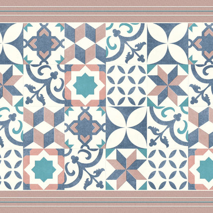Marokkanische Mosaik-Vinyl-Tischmatte
