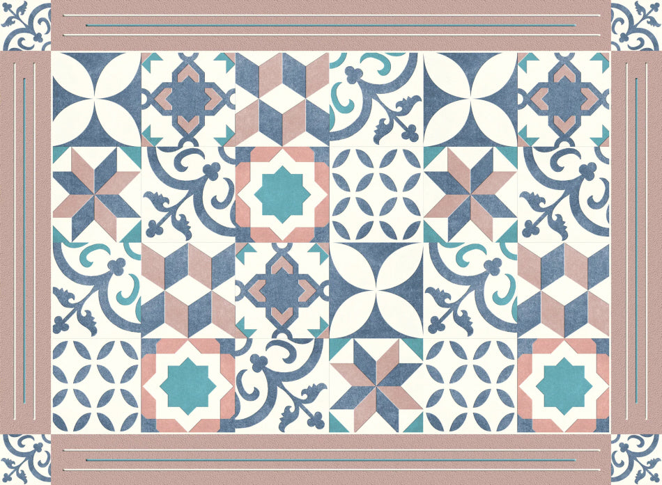 Moroccan Mosaic vinyl table mat