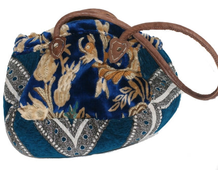 Marrakech tas met traditionele stoffen