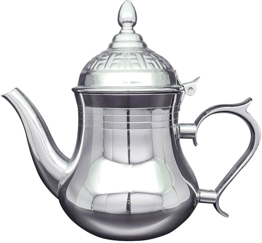 Marokkaanse theepot 1,8 liter – Arabische theepot van roestvrij staal