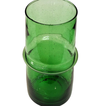 Marokkanische geblasene Vase aus recyceltem Glas