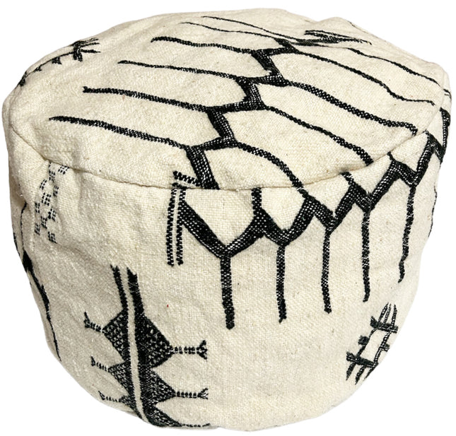 Marokkaanse Ronde  berber poef