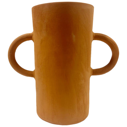 Marokkanische Terrakotta-Vase Ohr