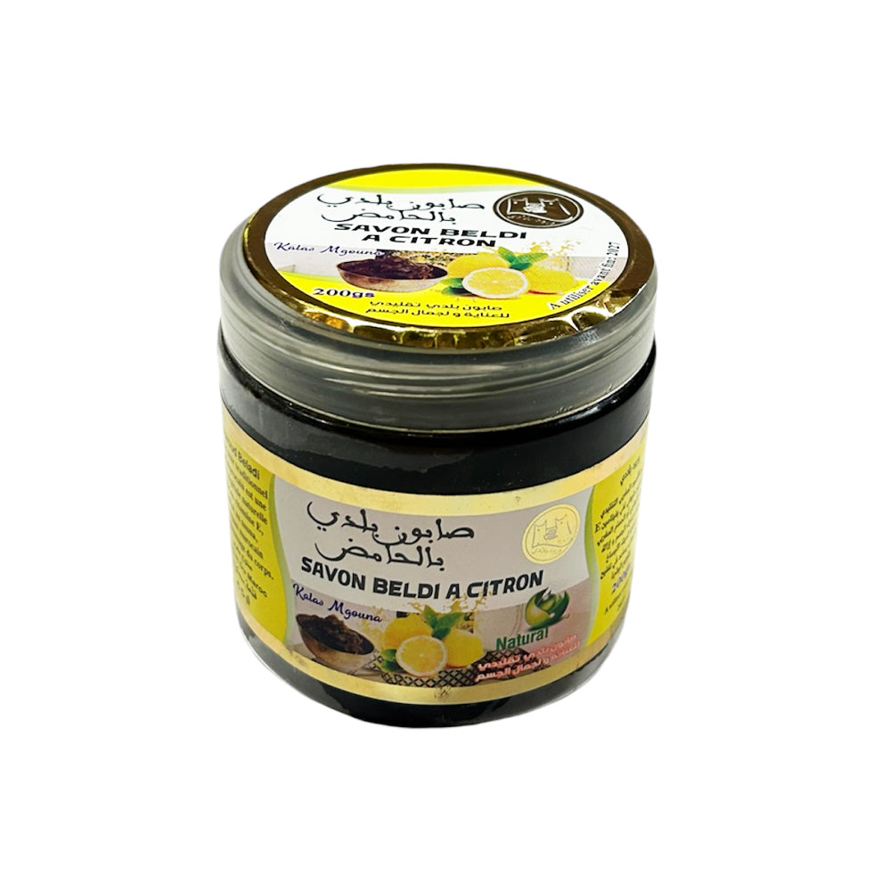 Savon Noir Marocain au citron