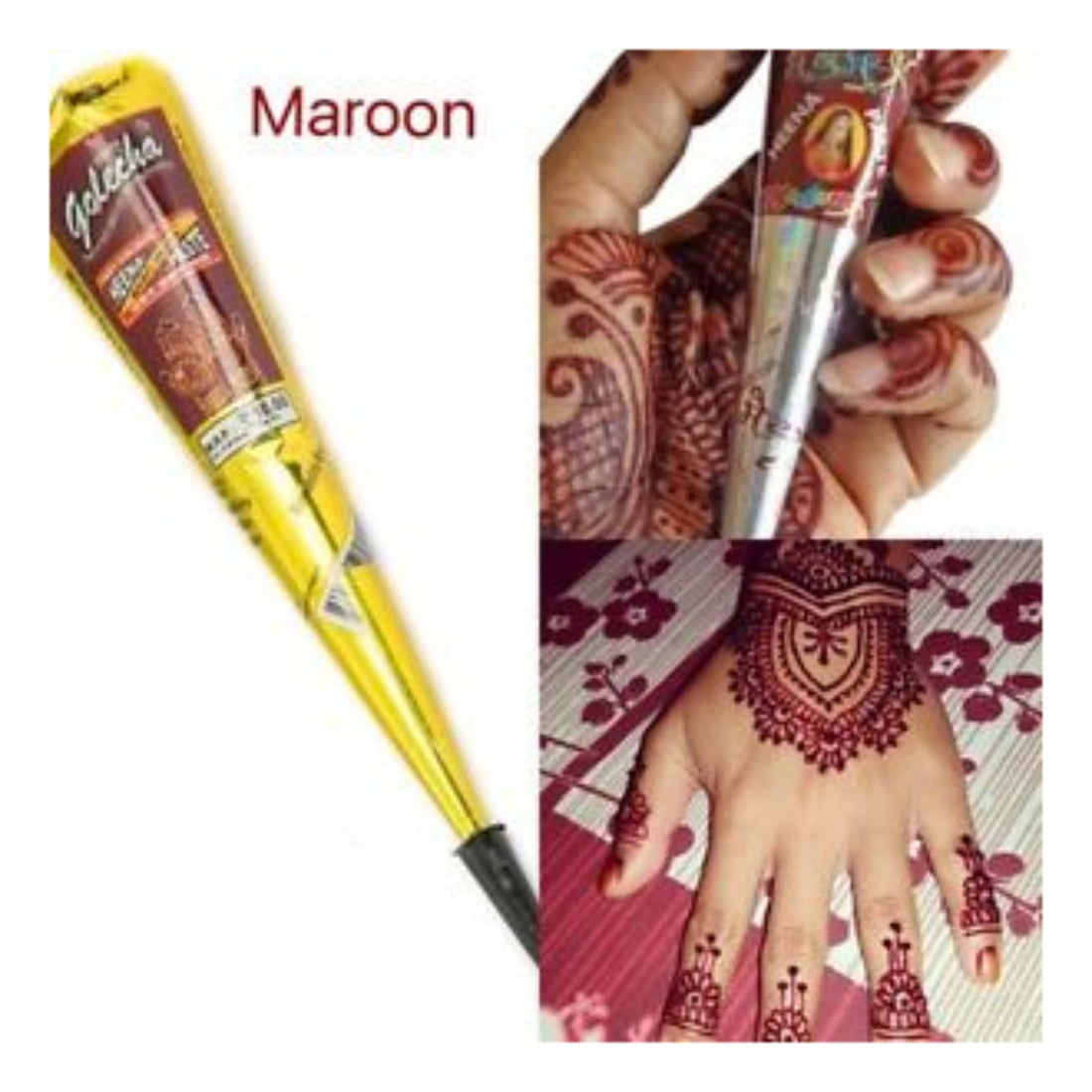 Golecha Henna cone chestnut brown