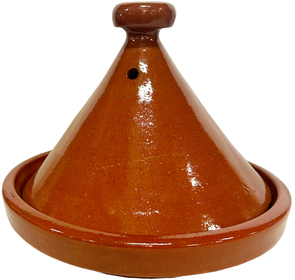 Marokkaanse tajine Marrakesh van aardewerk – handgemaakt, loodvrij, Ø 30 cm – foto 3