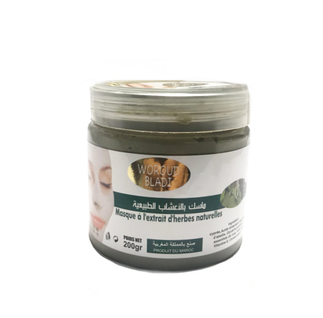 Masque à l'extrait naturel de plantes