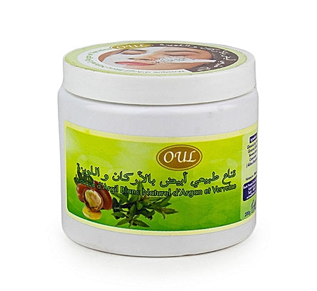 Masque à l'argile blanche naturelle, argan et verveine