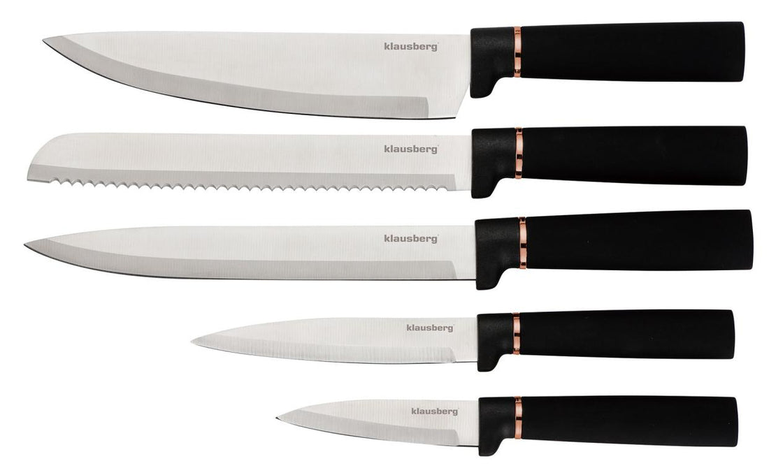 Klausberg – Ensemble de couteaux et planches à découper 10 pièces