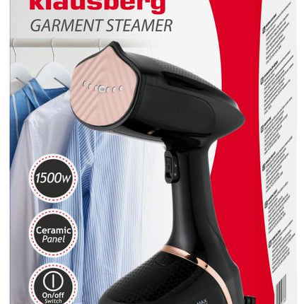 KLAUSBERG Kleding- en Textielstomer – Stijlvolle Efficiëntie voor Thuis en Onderweg