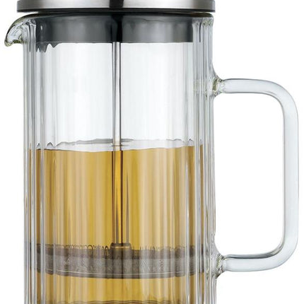 Klausberg Piston Koffie-/Thee Zetter - Glas - 0.6L