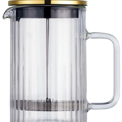 Klausberg Piston Kaffee-/Teebereiter - Glas - 0.6L