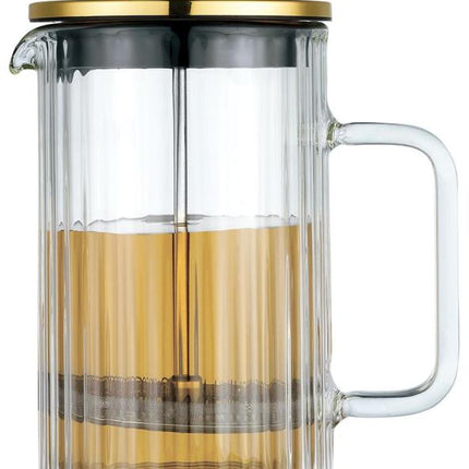Klausberg Piston Kaffee-/Teebereiter - Glas - 0.6L