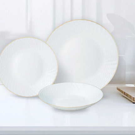 Kinghoff Serviesset – Luxe en Functionaliteit met Gouden Accenten