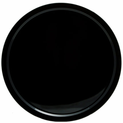 Melamine bord rond zwart