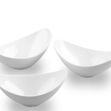 Melamine ovalen schaal | Gebogen rand