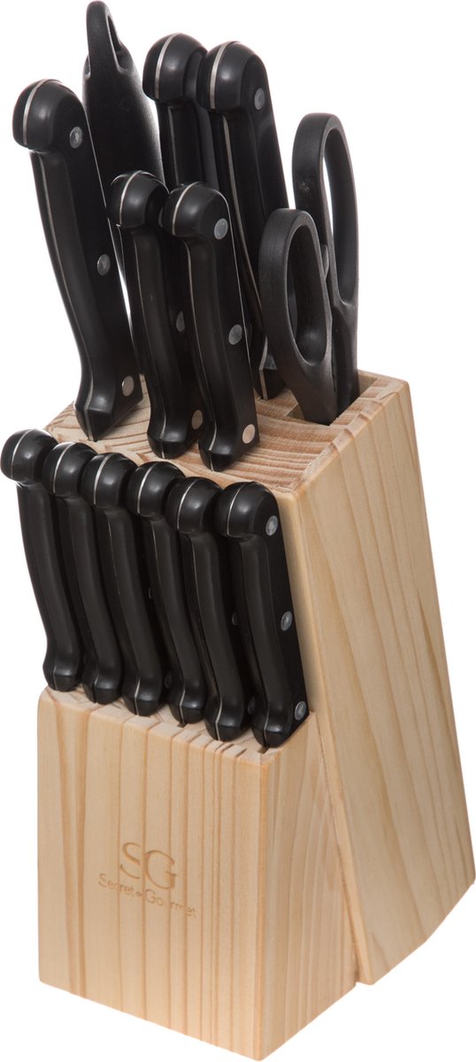 13-teiliges Messerset - Messerblock