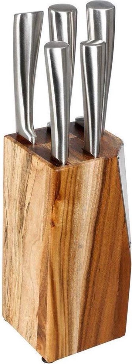 Knife Set With Block (6 Pieces)