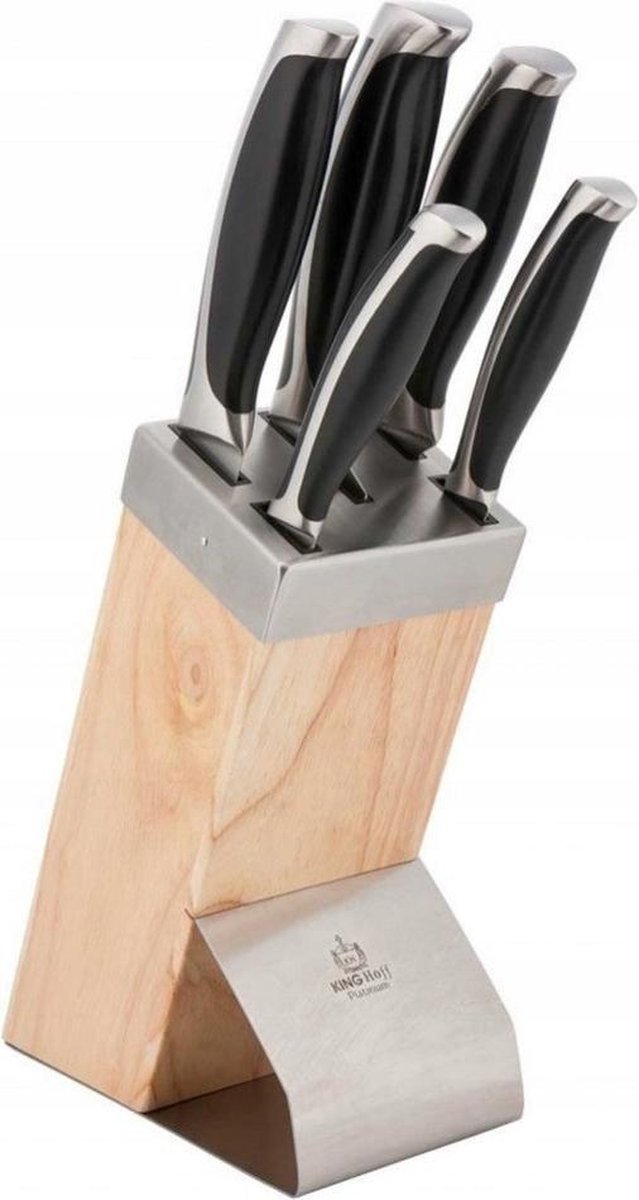 Kinghoff - knife set - 6 piece - with ABS handles