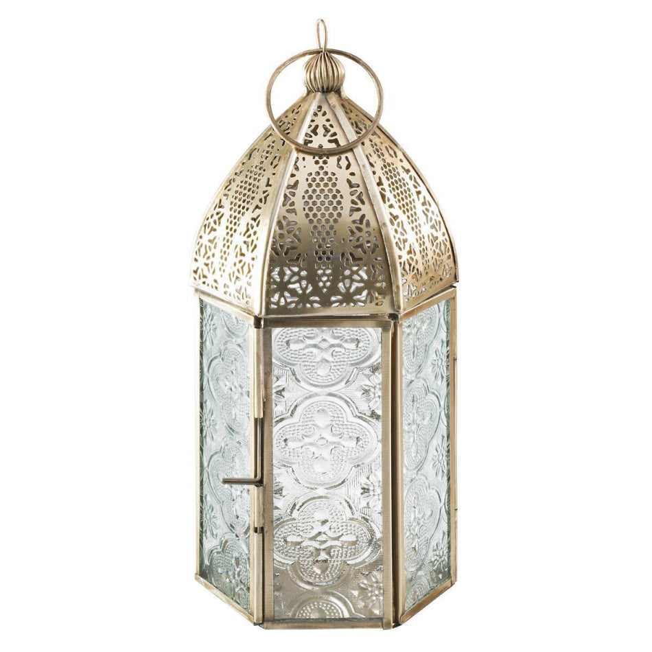 Moroccan brass lantern 20 cm