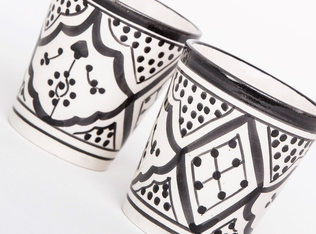Mug Noir/Blanc 8cm