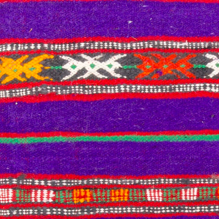 Kelimteppich lila/orange 150 x 90 cm