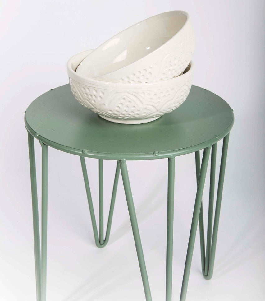Moroccan Bowl 14 cm White