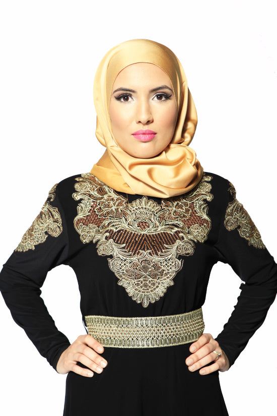 Gold abaya