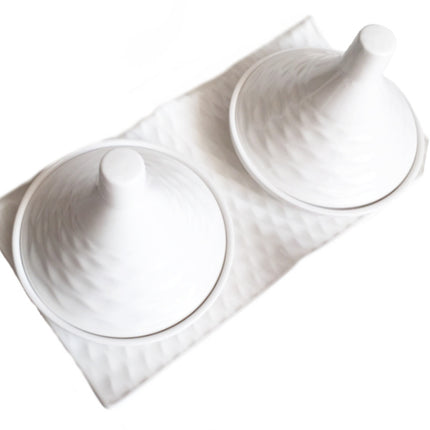 Set mit 2 Tajineförmigen Schälchen