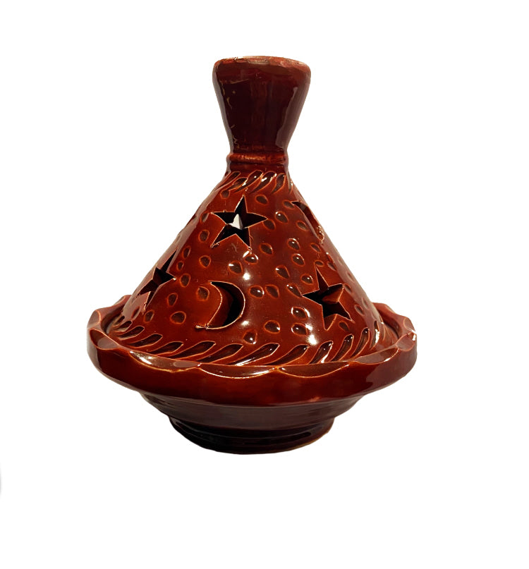 Tajine Photophore lune et étoiles