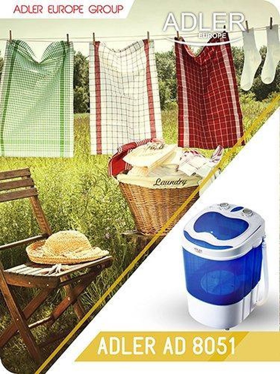 Lave-linge portable Adler AD 8051 avec essoreuse