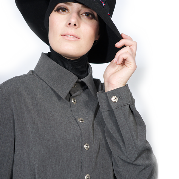 Abaya Gris Foncé