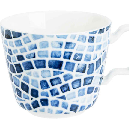 Porselein Mosaic ontbijttas 39cl