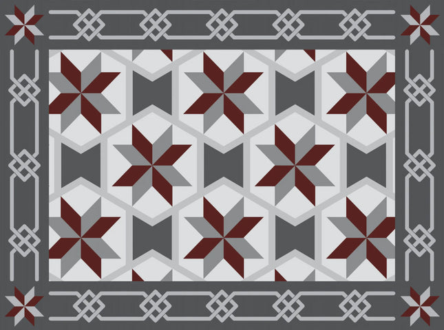Mosaik-Vinyl-Tischset Roma