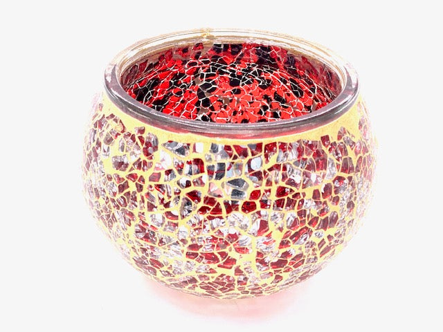 Mosaic tea light holder
