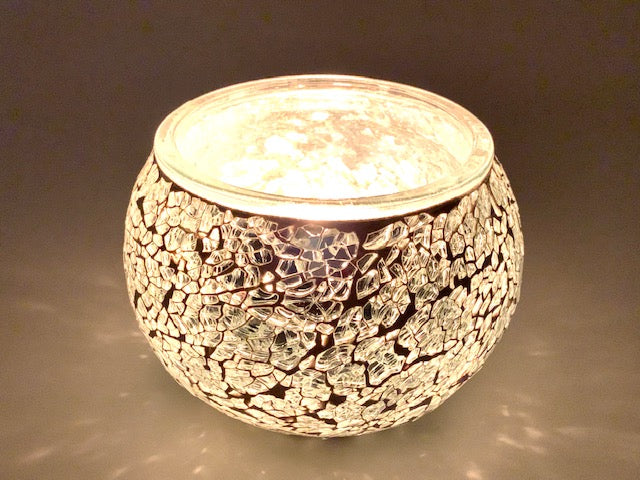 Mosaic tea light holder