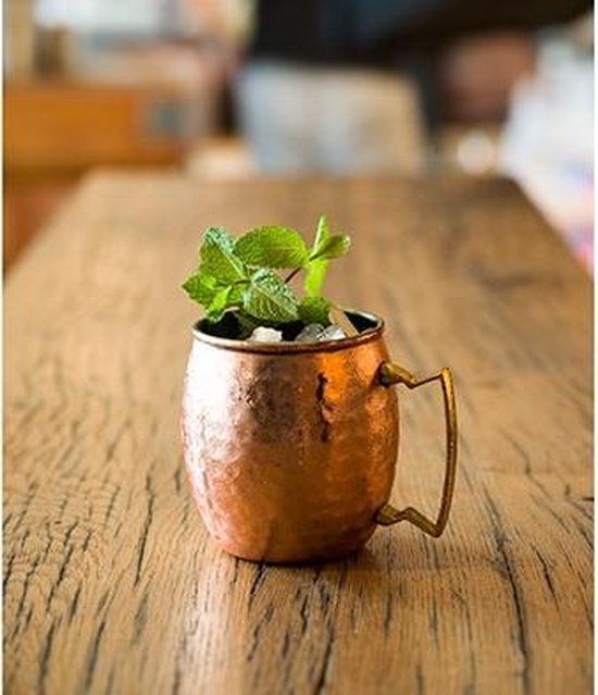 Mug Drinking Cup Hammered Copper