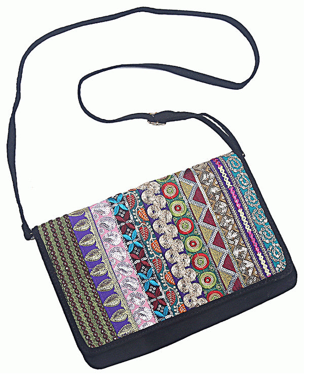 Multicolor/Black clutch