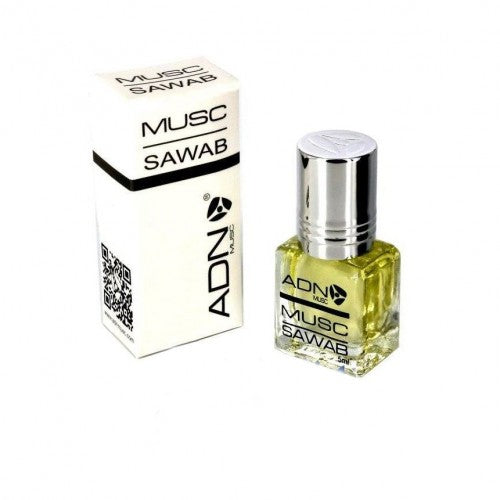 ADN Musc Sawab – alcoholvrije parfumolie voor mannen, 5 ml