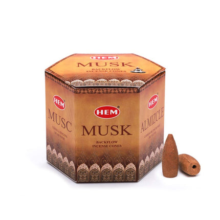 Moschus-Rückfluss-Räucherkegel